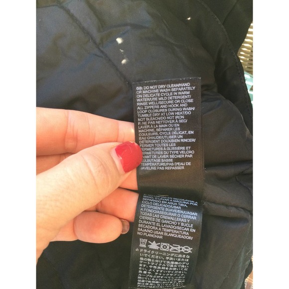 The north face womens zip up coat size XS extra small black primaloft - Picture 9 of 14